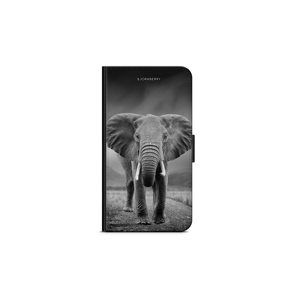 Bjornberry Case Compatible With Samsung Galaxy A10 - Elephant Black/White 9395123522630