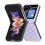 Compatible avec Samsung Galaxy Z Flip5 - Étui à texture diamant violet 5