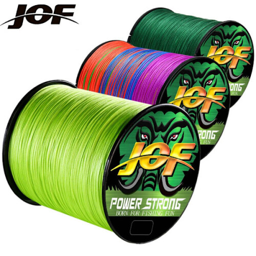 JOF4Strands Πετονιά Ψαρέματος 300/100M Πλεγμένη PE Ισχυρή Πετονιά Ψαρέματος Πολύκλωνη