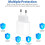 Oplader compatibel met Samsung - 20W snelladeradapter + USB-C-kabel, wit, 3-pack 3