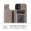 Étui antichoc Flippr V2 - Violet, compatible avec iPhone 12 Mini. Porte-cartes à 3 compartiments. 8
