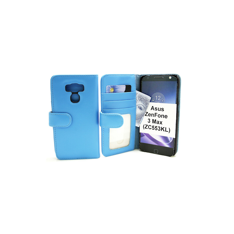 Wallet Case Compatible With Asus Zenfone 3 Max (Zc553kl) Light Blue 9395123523200