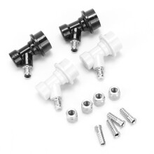 TKSE4PCS1/4 Rostfritt stål Kullås Fat Snabbkoppling Adapter för Adapter för Hembryggning av Öl