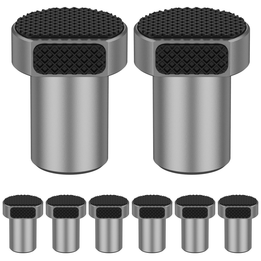 8Pcs 19Mm Bench Clamp Compatible With Workbench, Aluminum Alloy Table Stop With Non-Slip Pad For Woodworking 9395123523422