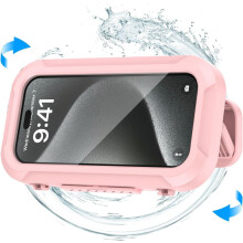 Zencey ShowerSafe vízálló telefontartó, iPhone és Android készülékekkel kompatibilis, forgatható, visszahúzható fali tartó, páramentes