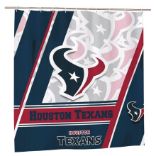 Texans Custom Waterproof Blackout Curtains 72x72 palců - Sprchový závěs odolný proti vysokým teplotám, odolný proti zatemnění do koupelny