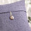 Phantoscope Single Button Cotton Blend Series Decorative Throw Pillow, 12" x 20", Light Purple, 2 Pack 2