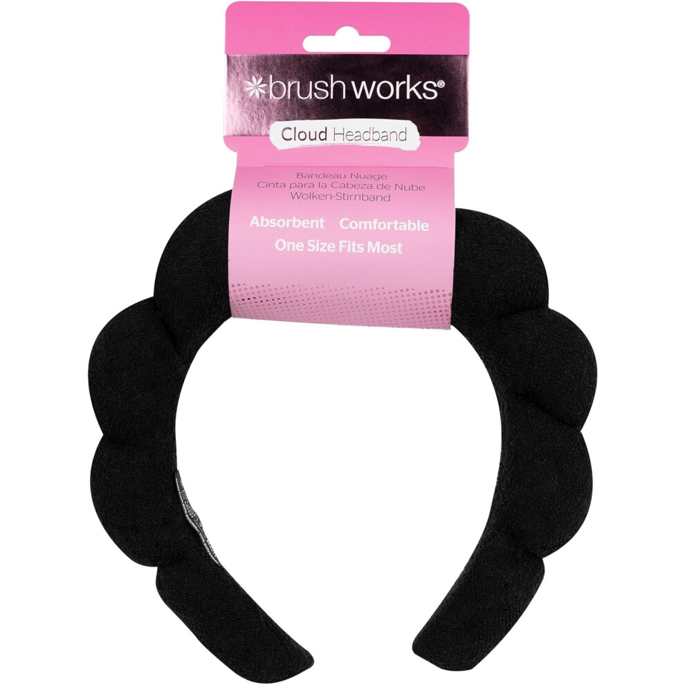 Brushworks Black Cloud Headband