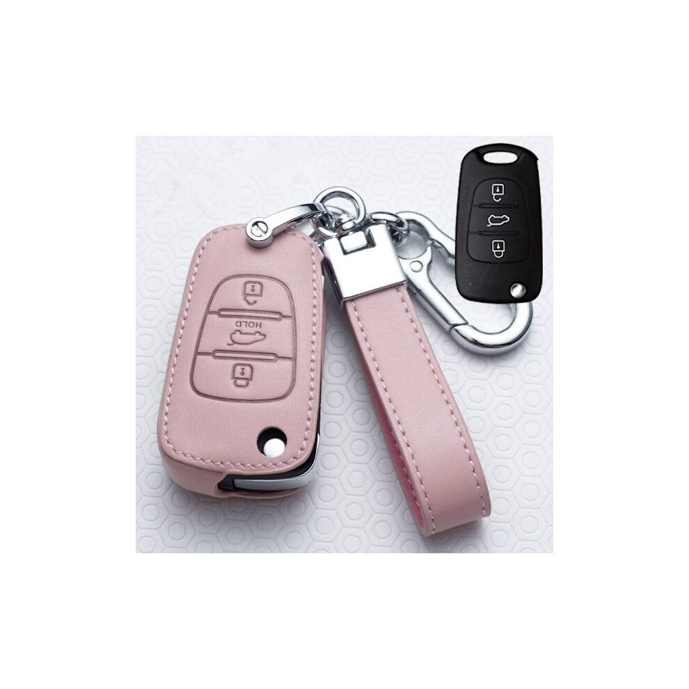 Leather Car Key Case For Kia Rio Ql Sportage Ceed Cerato Forte R Gt Stinger Sorento Optima K2 K3 K4 K5 Picanto For Hyundai B 9395123621487