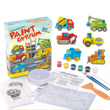 Children Paint Gypsum Diy Creativity Scrawl Set Gift for Boys Girls 7 8 9+ Animal Car Starry Style Painting Crafts