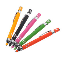 Dotykové pero pro obrazovku, kapacitní, 5 ks, psací stylus, psací lis, kovový