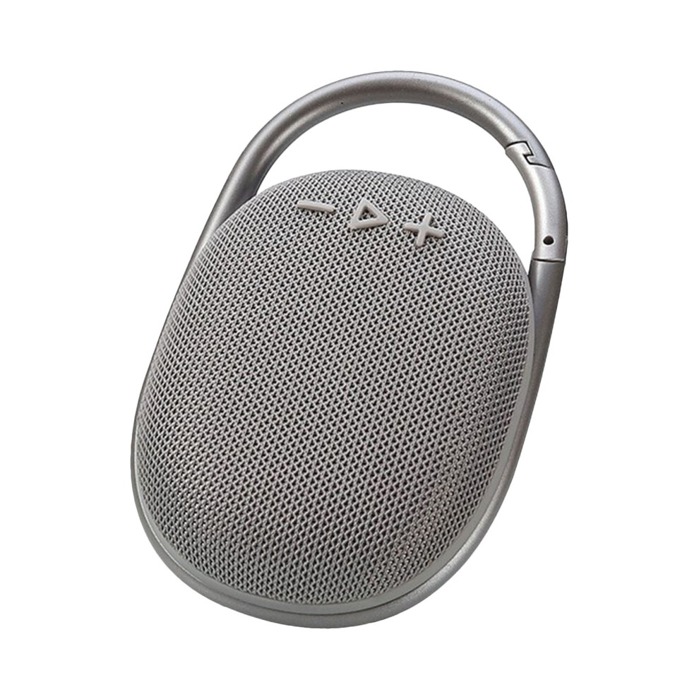 Paveos Portable Wireless Speaker With Enhanced Bass, Led Carabiner, Micro Sd, Bluetooth, Compatible With Light/Gray 9395123622033