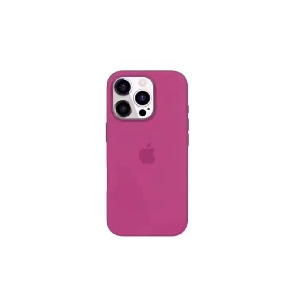Compatible With Iphone 16 Series Liquid Silicone Case, Magsafe Compatible With Vibration & Animation, Full Moon For Iphone 16 Pro Red 9395123623276