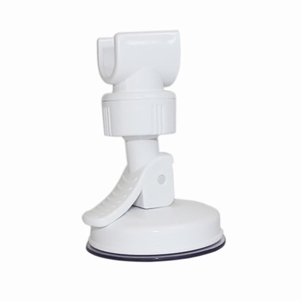 Hi.fancy Bracket Suction Cup Holder Adjustable Bathroom Wall Mounted Stand, White 9395123623665