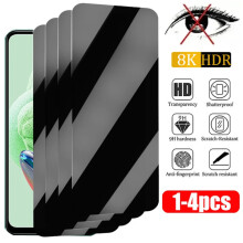 1-4 stuks privacy screenprotector compatibel met Xiaomi Redmi Note12 11 10 13Pro11S9 8 7Plus5G10S9S, anti-spionageglas voor Redmi10C9A
