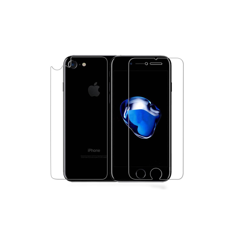 Compatible With Iphone Se (2020) Soft Front & Back Screen Protector Pet 9H 0.2Mm Transparent 9395123623375