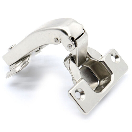 YULIJU  2 Pcs Blind Corner 90 Degree Kitchen Cabinet Concealed Angular Door Hinge Set Silver 1