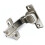 YULIJU  2 Pcs Blind Corner 90 Degree Kitchen Cabinet Concealed Angular Door Hinge Set Silver 3