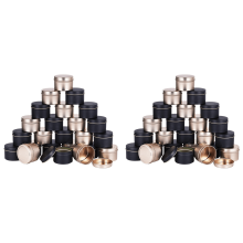 48 Pack Candle Tin Cans with Lids, 4 Oz, Metal Candle Jars for DIY Candle Making, Arts & Crafts, Party Favors and Gifts