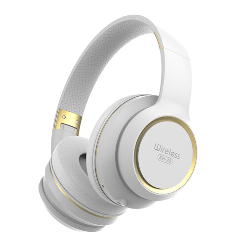 Ασύρματα ακουστικά Bluetooth Avtoify, πτυσσόμενα ακουστικά ομιλίας για παιχνίδια, λευκά 1