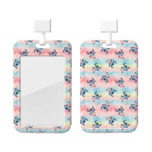 Portatarjetas de identificación Stitch con cordón desmontable, ideal para regalos de oficina para enfermeras, maestros y otros profesionales.