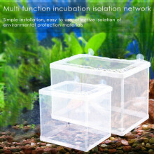 Aquarium Fish Breeder Box, Fish Isolation Box, Hatching Box, Juvenile Fish Spawning Incubator, Water Isolation Net Hatchery, S