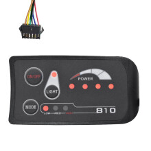 Medidor de bicicleta eléctrica S810E-Bike con pantalla LED IP65 36V UART (SM6PIN)