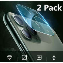 2-pack kompatibelt med iPhone 11, 11Pro, Pro Max kamera härdat glas skärmskydd kompatibelt med iPhone 11Pro, Pro Max