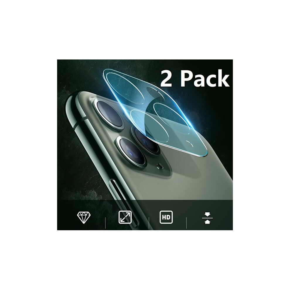 2 Pack Compatible With Iphone 11, 11 Pro, Pro Max Camera Tempered Glass Screen Protector For Compatible With Iphone 11 Pro, Pro Max 9395123727370