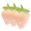 Fragole decorative artificiali in PVC per la casa, 3 pezzi, rosa 1