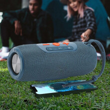 lulshou Draagbare Outdoor Draadloze Autoluidspreker 5.3 Bluetooth Audio 2x5W Krachtige Luidspreker, 1500mAh Batterij met Lange Batterijduur