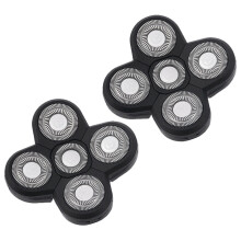 Pair5Floating Shaving Bald Replacement Shaver Head For4D Head And Face Electric Shaver Head