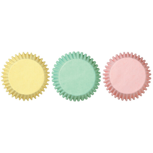 Wilton Mini Baking Cups Pastels 100 Per Pkg