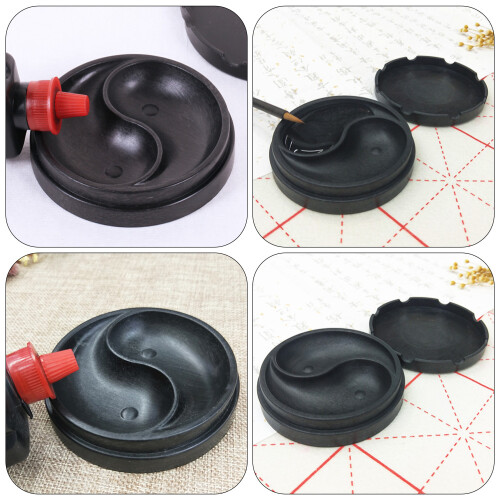 Tray with Lid Ink Paint Mixing Plate Painting Container Mini Student 2
