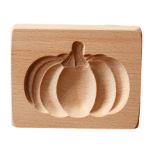 Wooden 3D Cookie Mold Set - Flower, Snowflake, Santa - Food Grade, Non-stick & Dishwasher Safe | Compatible with Hariumiu