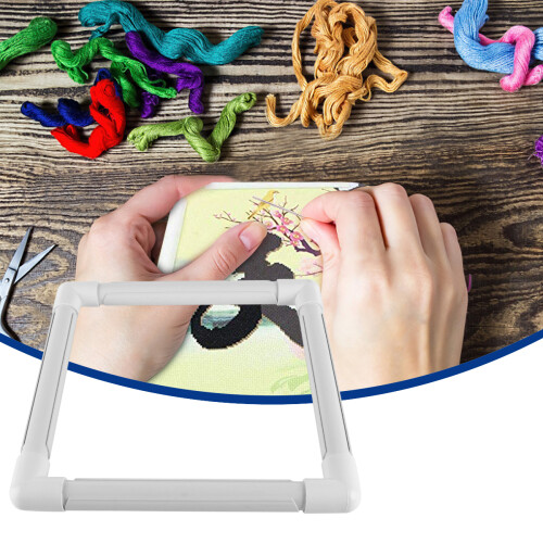 Guangmc Plastic Snap Embroidery Frame for Knitting and Cross Stitch 2