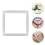 Guangmc Plastic Snap Embroidery Frame for Knitting and Cross Stitch 7