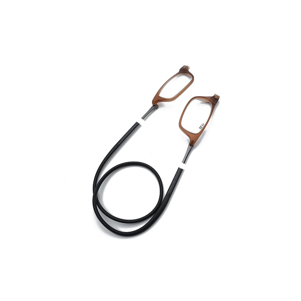 Ergonomic Reading Glasses With Magnetic Senile Cord Unisex (+1.0-+3.5) / +2.75 Brown/Black 9110895174821