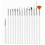 15-pack Nail brushes - Nail art - Nail art White 1