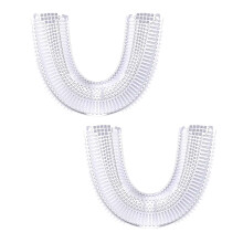 2 Pcs U-shaped Toothbrush Heads Replacement Electric Toothbrushes Type Ultrasonic Whitening Teeth Cleaner