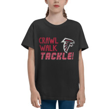 AtlantaKids Short Sleeve Shirt for Boys and Girls Sports Football Team Logo for Baseball Fans Gifts