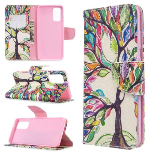 Wallet Case compatible with Samsung Galaxy S20 FE - Colorful Tree