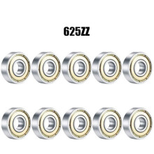 10pcs skateboard bearings double shielded ball bearings 625ZZ 625ZZ