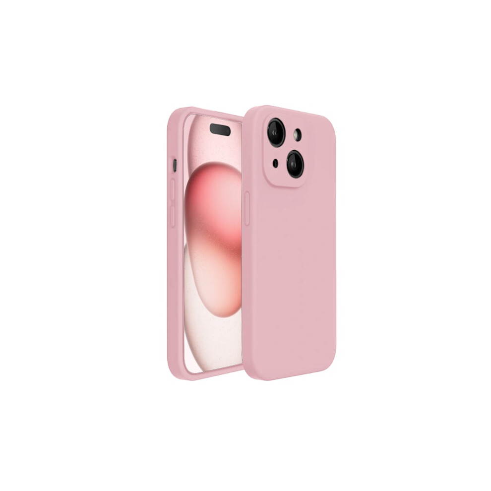 Compatible With Iphone 15 Plus Matte Case - With Camera Protection Pink 9071309670813