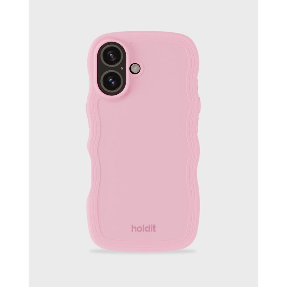 Held Compatible With Iphone 16 Case Wavy Pink 9071309670882
