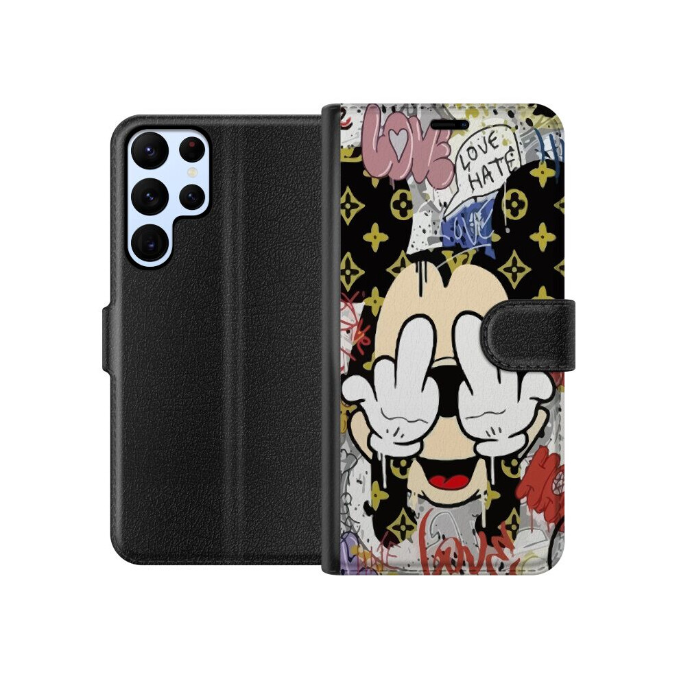 Compatible With Samsung Galaxy S24 Ultra Wallet Case Mickey Mouse Lv 9071309670875