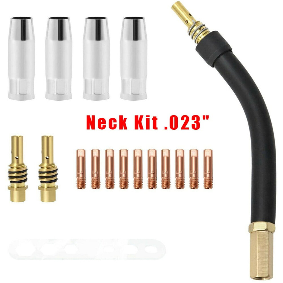 For Chicago Electric Welder Mig Torch Parts Contact Tip Nozzle Torch Neck Ak15 9071309671155