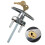 Garage Door Lock T Handle W/2 Keys - Replacement 2