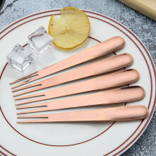 Stainless Steel Forks Set of 4 - Dessert, Fruit, Cocktail, Crab, Seafood, Salad Forks (Compatible with appetizer tasting)