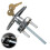 Garage Door Lock T Handle W/2 Keys - Replacement 7